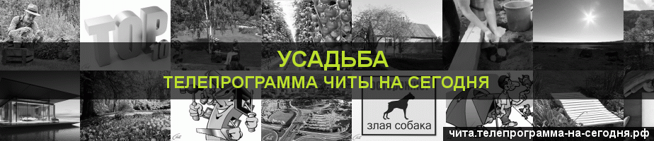 Телепрограмма на сегодня канала Усадьба, Чита